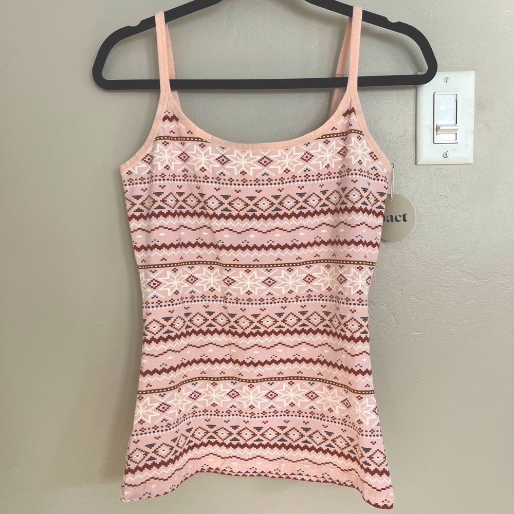 Pact organic everyday shelf bra camisole - Small